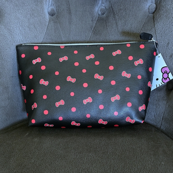 Sanrio Hello👋 Kitty🐈 Cosmetic💄 Bag👝/Carry-All Pouch - NWT - Picture 6 of 15
